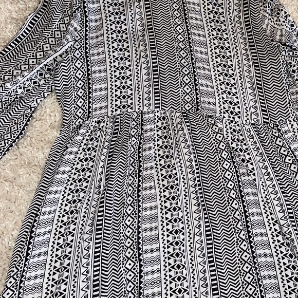 F21 Tribal Print Babydoll Dress - Picture 2 of 6